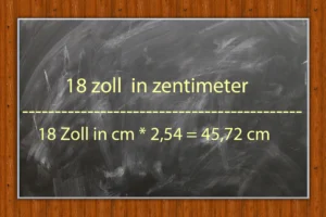 18 zoll in cm