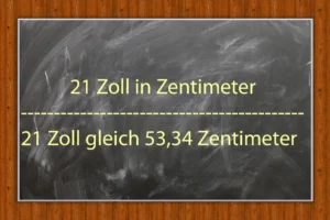 21 zoll in cm